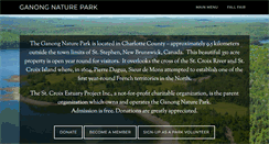 Desktop Screenshot of ganongnaturepark.com